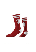 Indiana Hoosiers Strideline Fashion Logo Crew Socks - Red