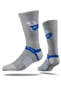 Kansas Jayhawks Strideline Fashion Logo Crew Socks - Blue
