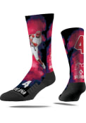 Yadier Molina St Louis Cardinals Strideline Fog Crew Socks - Red
