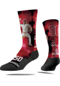 St Louis Cardinals Strideline Fog Crew Socks - Red