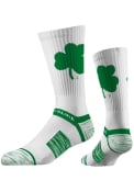 Notre Dame Fighting Irish Strideline Premium Knit Crew Socks - White
