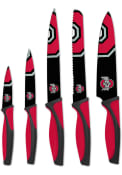 Ohio State Buckeyes Red 5-Piece Kitchen Knives Set