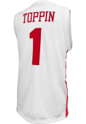 Obi Toppin Dayton Flyers Original Retro Brand College Classic Name and Number Basketball Jersey - White