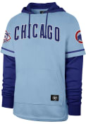Chicago Cubs 47 Trifecta Shortstop Fashion Hood - Light Blue