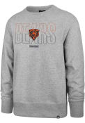 Chicago Bears 47 Split Squad Headline Crew Sweatshirt - Grey