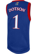 Devon Dotson Kansas Jayhawks Original Retro Brand College Classic Name and Number Basketball Jersey - Blue