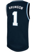 Jalen Brunson Villanova Wildcats Original Retro Brand College Classic Name and Number Basketball Jersey - Navy Blue