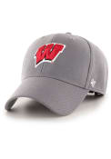 Wisconsin Badgers 47 MVP Adjustable Hat - Grey