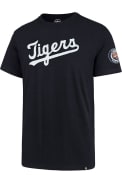 Detroit Tigers 47 Vintage Fieldhouse Fashion T Shirt - Navy Blue