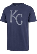 Kansas City Royals 47 Grit Logo Scrum Fashion T Shirt - Blue