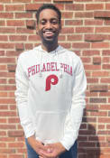 Philadelphia Phillies 47 ARCH GAME HEADLINE Hooded Sweatshirt - White