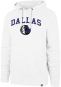 Dallas Mavericks 47 ARCH GAME HEADLINE Hooded Sweatshirt - White