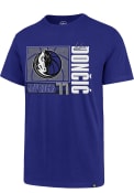 Luka Doncic Dallas Mavericks 47 Name And Number T-Shirt - Blue