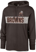 Cleveland Browns 47 FIELD FRANKLIN Fashion Hood - Brown