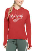 Detroit Red Wings Womens 47 Energy Lite Hooded Sweatshirt - Red