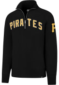47 Pittsburgh Pirates Black Striker 1/4 Zip Fashion Pullover