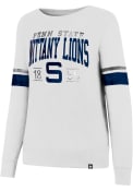 47 Penn State Nittany Lions Womens Throwback White Crew Sweatshirt