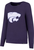 K-State Wildcats Womens 47 Headline Crew Sweatshirt - Purple
