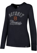 Detroit Tigers Womens 47 Primetime Hooded Sweatshirt - Navy Blue