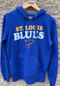 St Louis Blues Womens 47 Headline Hooded Sweatshirt - Blue
