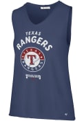 Texas Rangers Womens 47 Letter Tank Top - Blue
