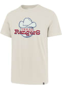 47 Texas Rangers White Knockout Fieldhouse Fashion Tee