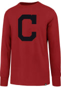 47 Cleveland Indians Navy Blue Super Rival Tee