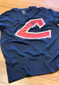 47 Cleveland Indians Navy Blue Super Rival Tee