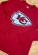 Kansas City Chiefs 47 Distressed Imprint T Shirt - Red