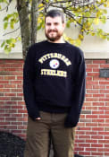 Pittsburgh Steelers 47 Varsity Arch Crew Sweatshirt - Black
