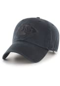 Kansas City Chiefs 47 Black On Black Clean Up Adjustable Hat - Black