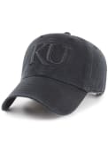 Kansas Jayhawks 47 Clean Up Adjustable Hat - Black