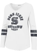Penn State Nittany Lions Womens 47 Letter Courtside T-Shirt - White