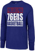47 Philadelphia 76ers Blue Wordmark Tee