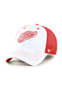 47 Detroit Red Wings White Lowdown Contender Flex Hat