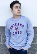 Chicago Cubs 47 Headline Crew Crew Sweatshirt - Grey