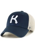Kansas Jayhawks 47 Retro Flagship Wash MVP Adjustable Hat - Navy Blue