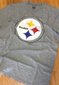 Pittsburgh Steelers 47 Imprint Match Fashion T Shirt - Grey