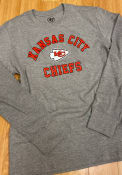 Kansas City Chiefs 47 Varsity Arch T Shirt - Grey