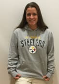Pittsburgh Steelers 47 Outrush Hooded Sweatshirt - Grey