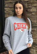 Kansas City Chiefs 47 Headline Crew Sweatshirt - Grey