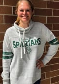 Michigan State Spartans Womens 47 Offsides Crew Sweatshirt - Grey