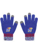 Kansas Jayhawks 47 Static Gloves - Blue