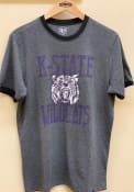 47 K-State Wildcats Grey Capital Ringer Fashion Tee