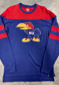 Kansas Jayhawks 47 Gunner Fashion T Shirt - Blue