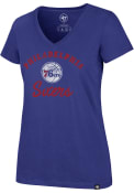 Philadelphia 76ers Womens 47 Spirit Script T-Shirt - Blue