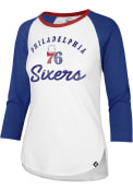 Philadelphia 76ers Womens 47 Spirit Script T-Shirt - White