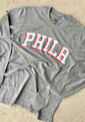 Philadelphia 76ers 47 Wordmark T Shirt - Grey