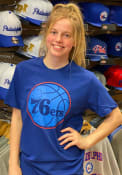 Philadelphia 76ers 47 Pop Imprint T Shirt - Blue