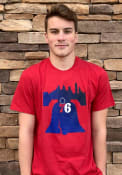 Philadelphia 76ers 47 Regional Club T Shirt - Red